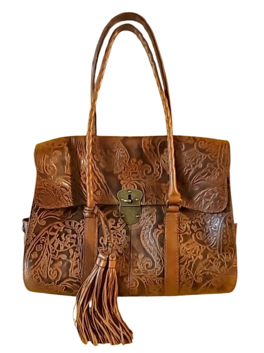 Patricia Nash Embossed Shoulder Bag